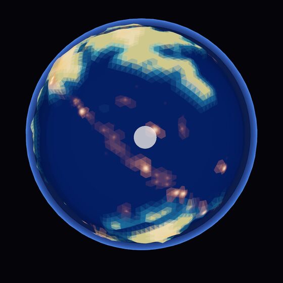 The planet at 1.3 billion years: volcanic arcs