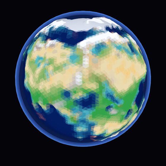 The planet at 4.3 billion years: forests, rivers and ice caps